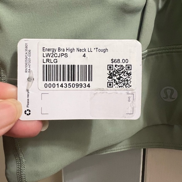 NWT Lululemon Energy Bra High Neck Longline - Picture 3 of 4